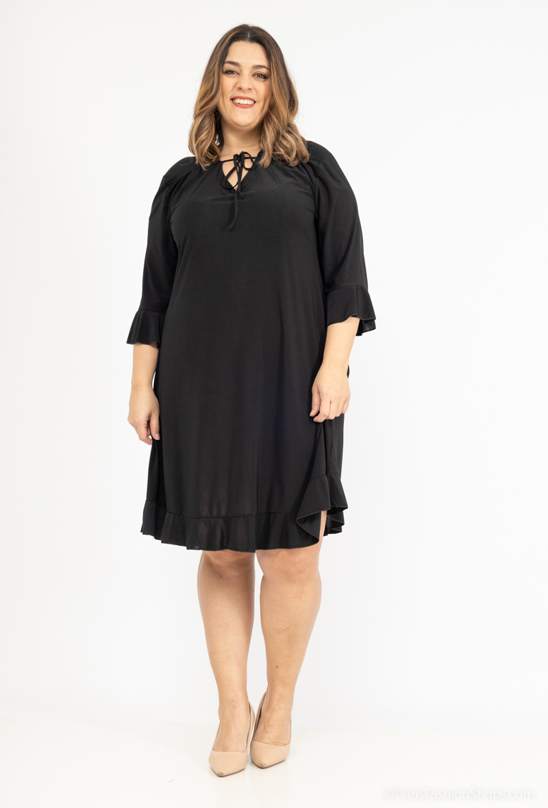 Mayorista 2W Paris - Vestido liso con lazo