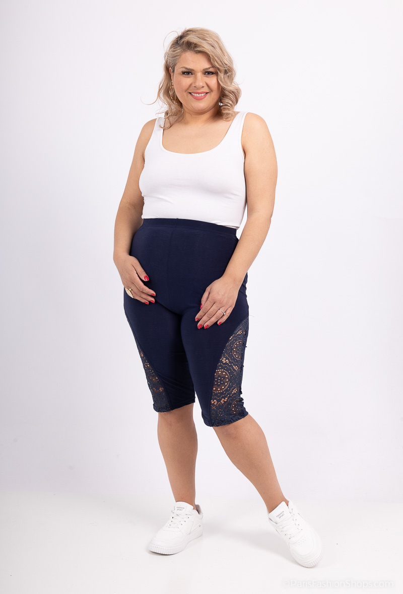Wholesaler 2W Paris - Elastic-waisted lace shorts