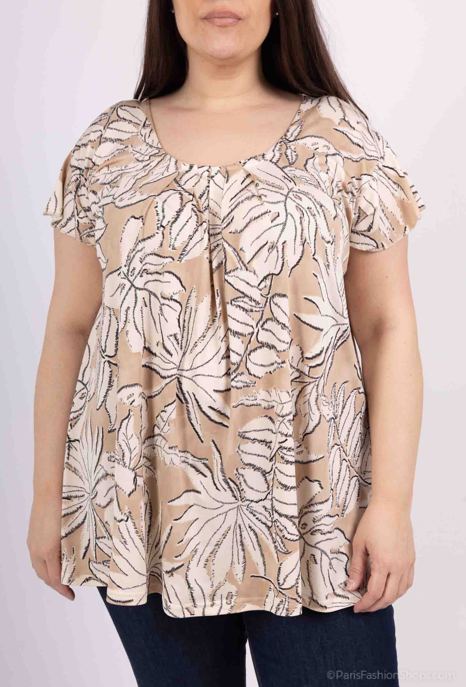 Grossiste 2W Paris - Blouse imprimé avec nœud