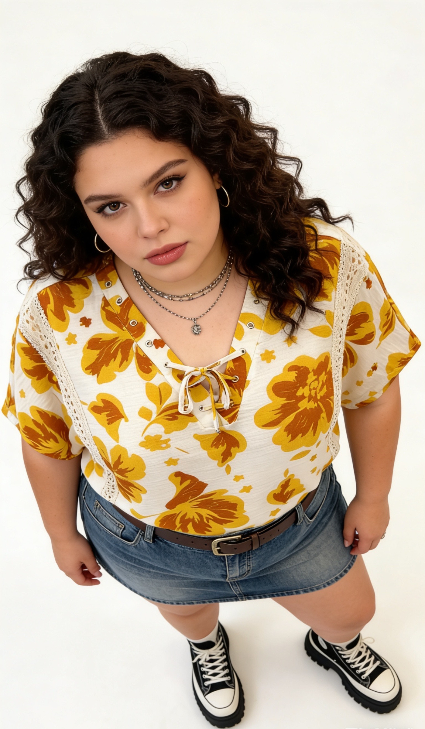 Großhändler 2W Paris (Grande taille / Plus Size ) - Bluse in großen Größen 46 bis 60