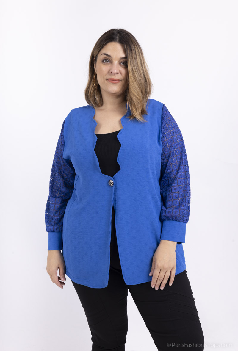 Mayorista 2W Paris - Chaqueta con botones y mangas de encaje