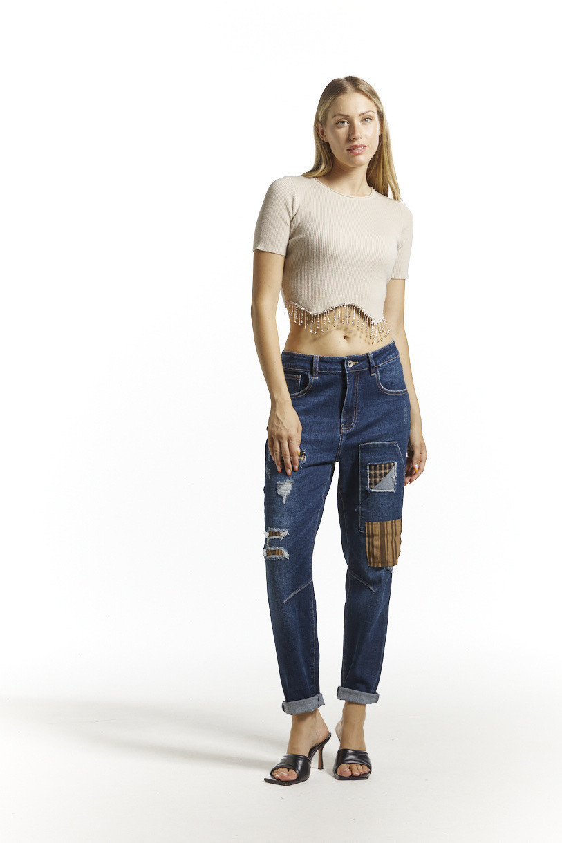 Wholesaler 3DDENIM - Dark blue jeans