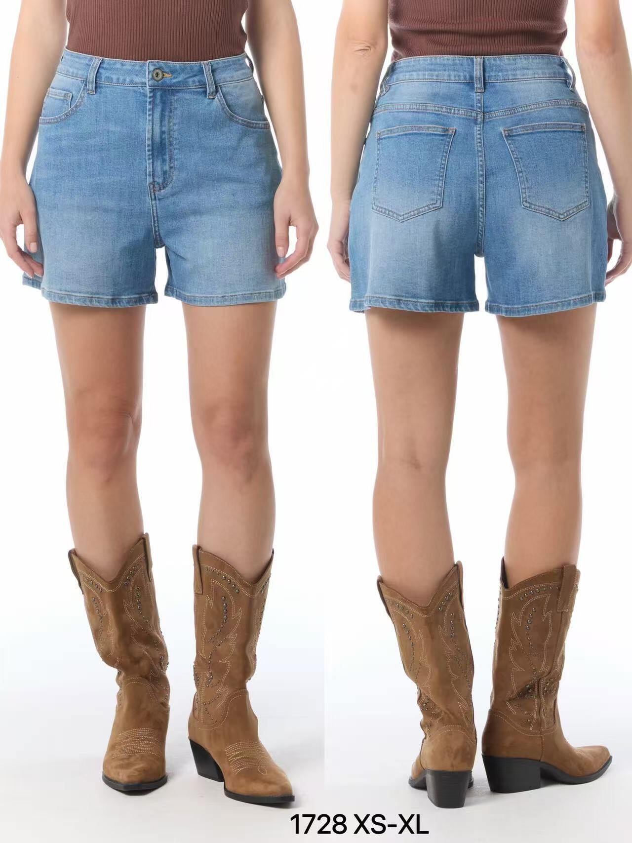 Mayorista 3DDENIM - Shorts de mezclilla para mujer