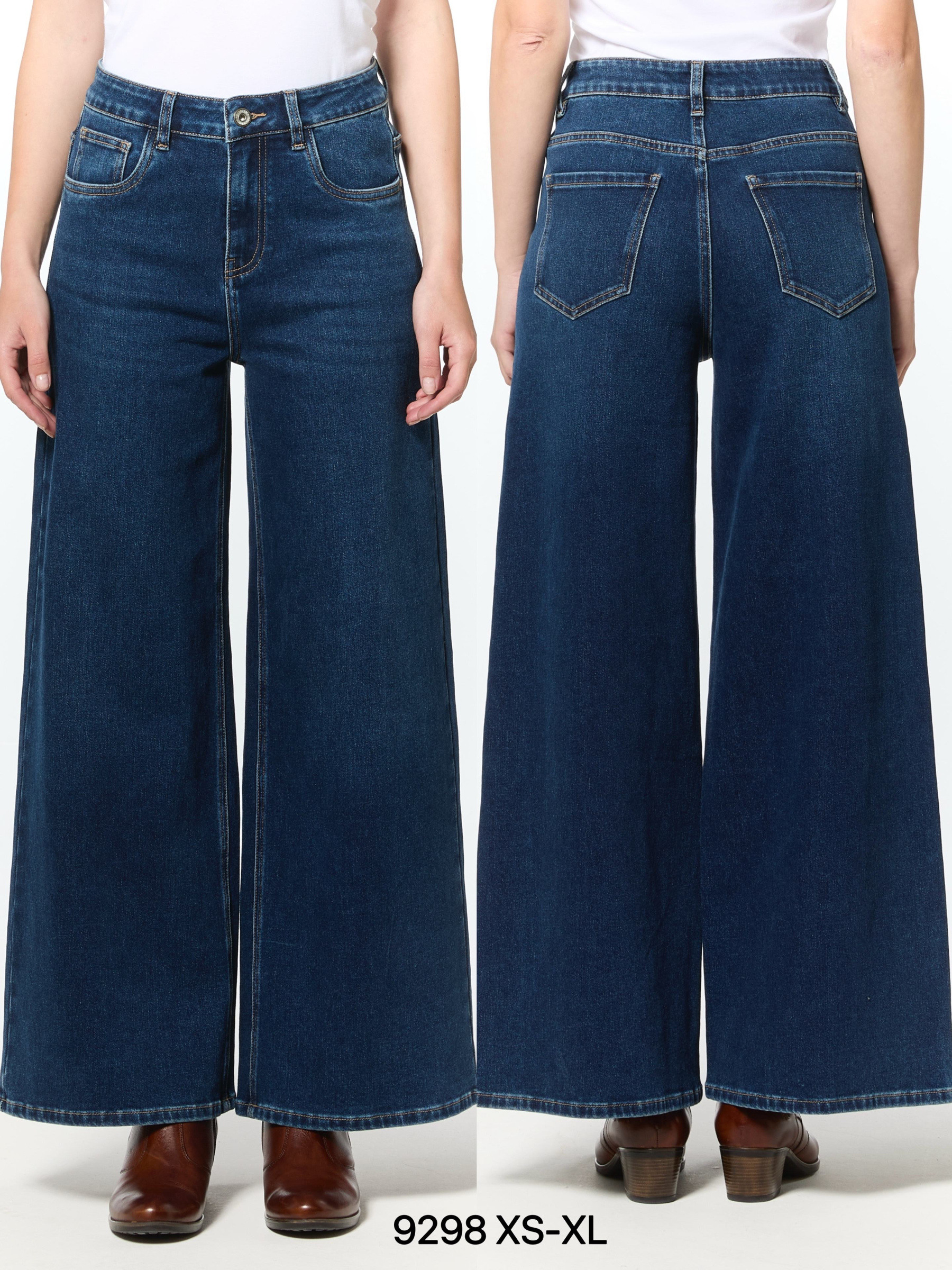 Wholesaler 3DDENIM - Women's wide jeans