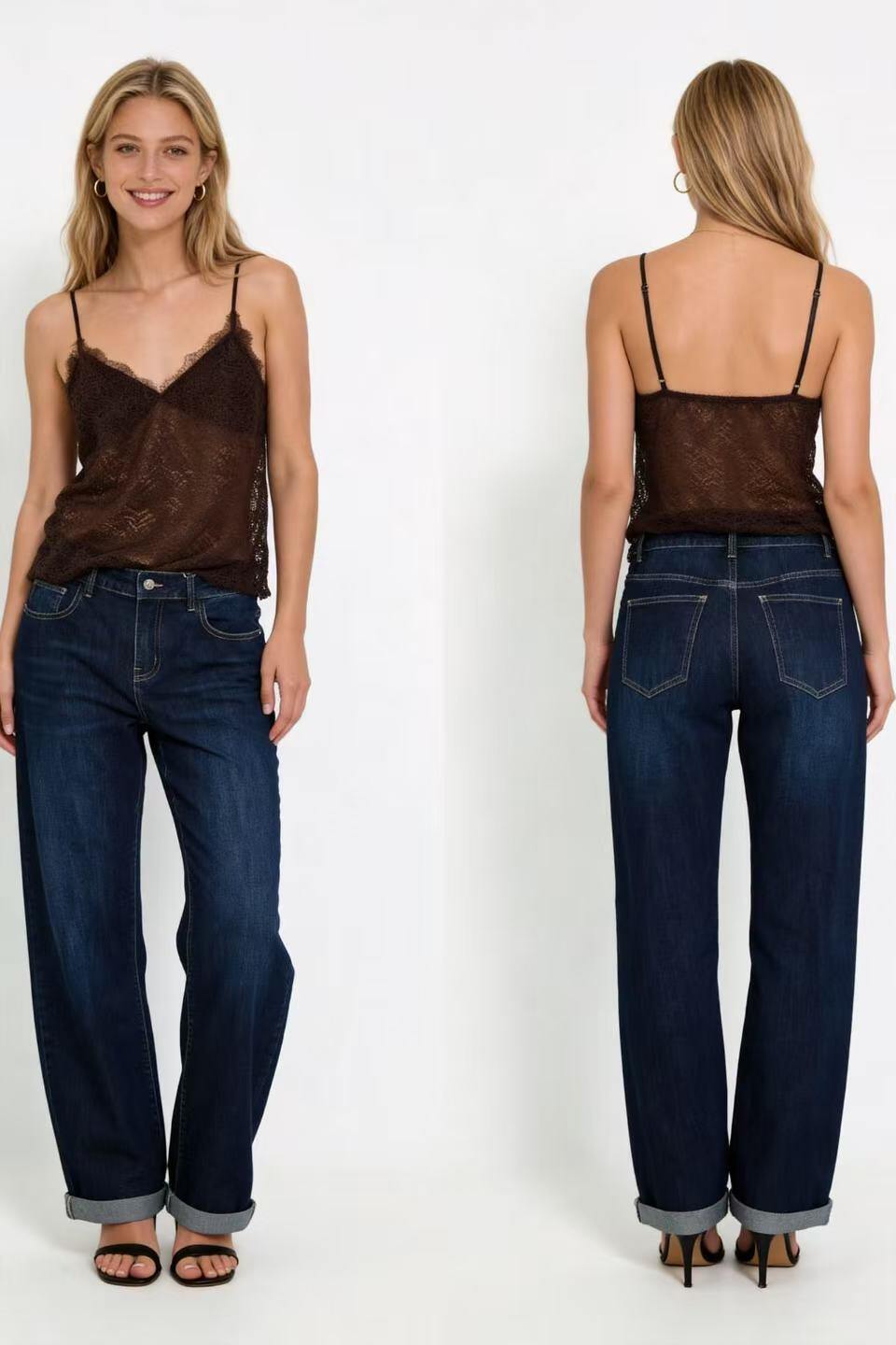 Wholesaler 3DDENIM - WOMEN'S BAGGY JEANS
