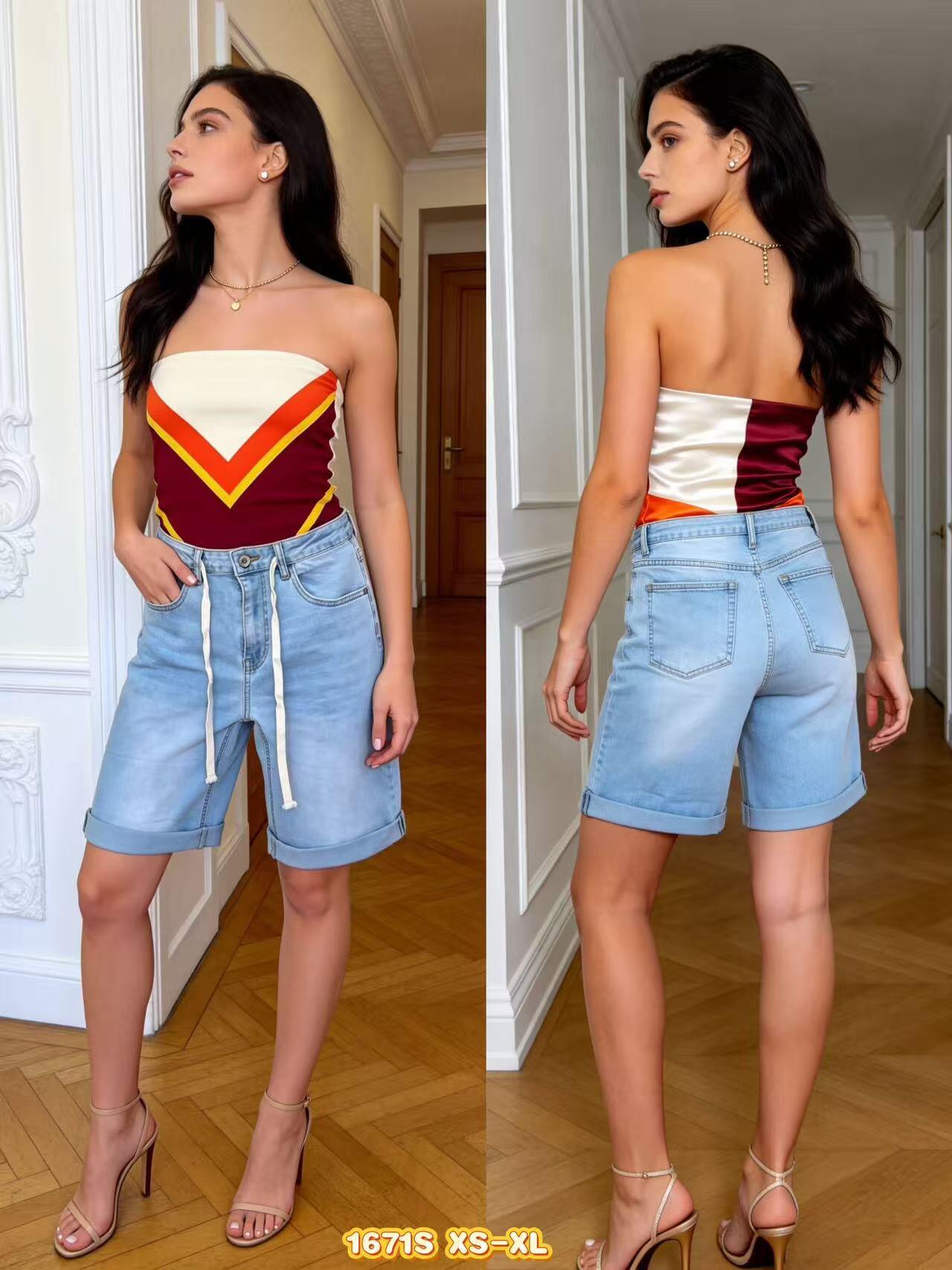 Wholesaler 3DDENIM - Women's denim shorts
