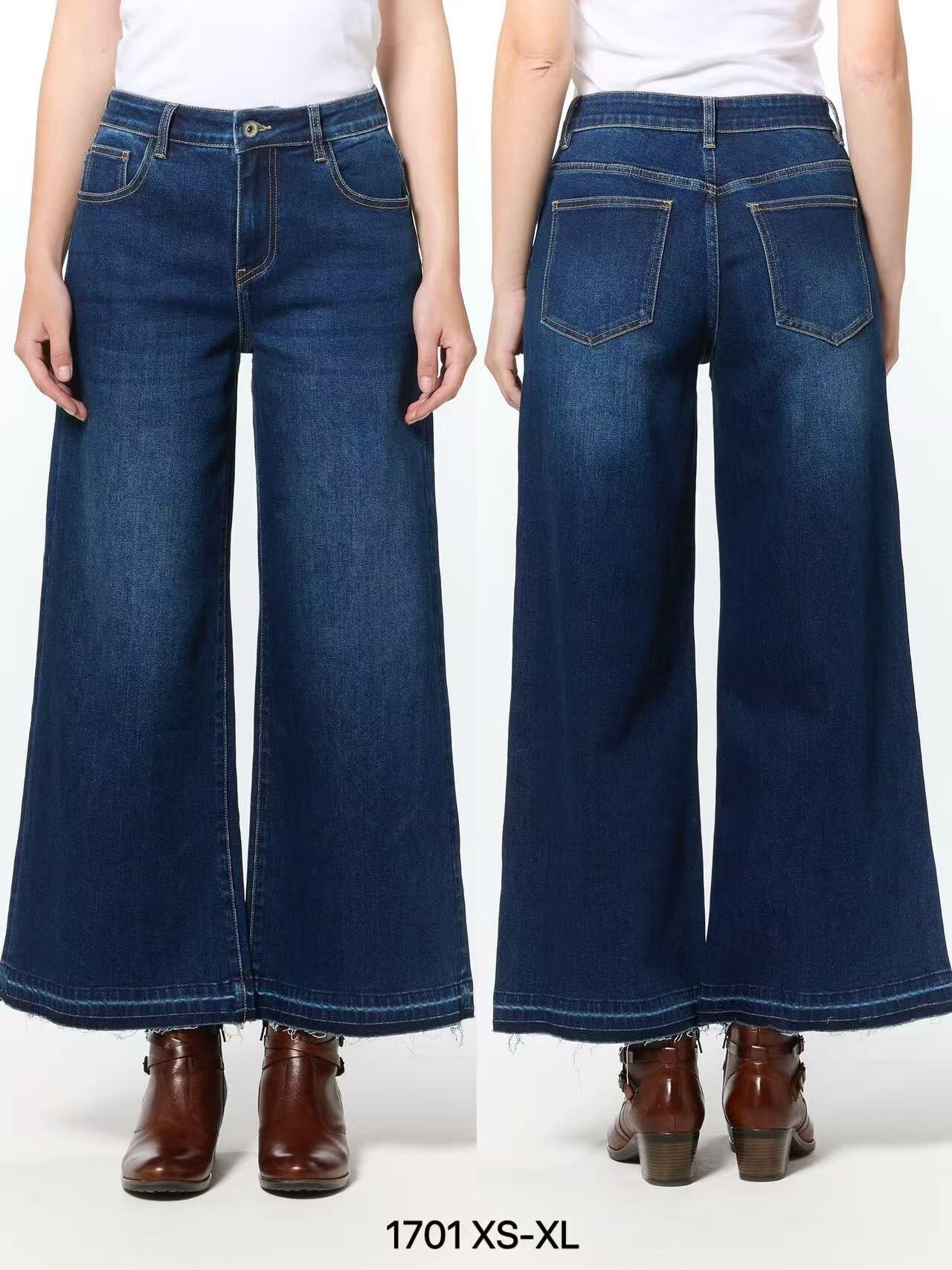 Wholesaler 3DDENIM - WOMEN'S WIDE PALAZZO JEANS