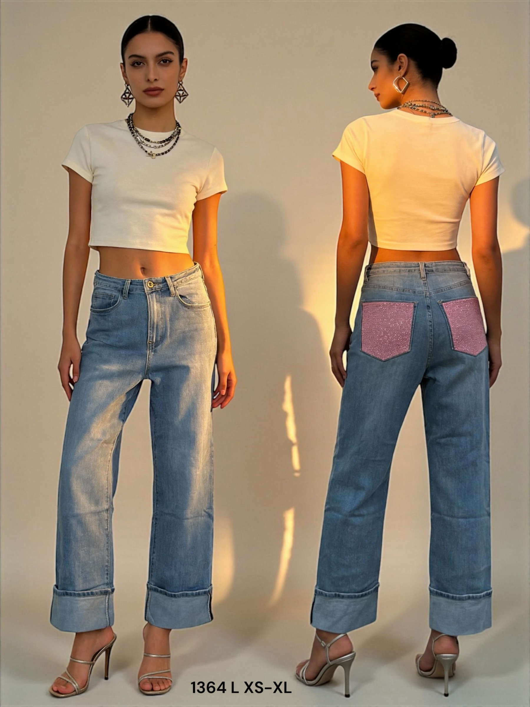 Mayorista 3DDENIM - JEANS DE DENIM PARA MUJER