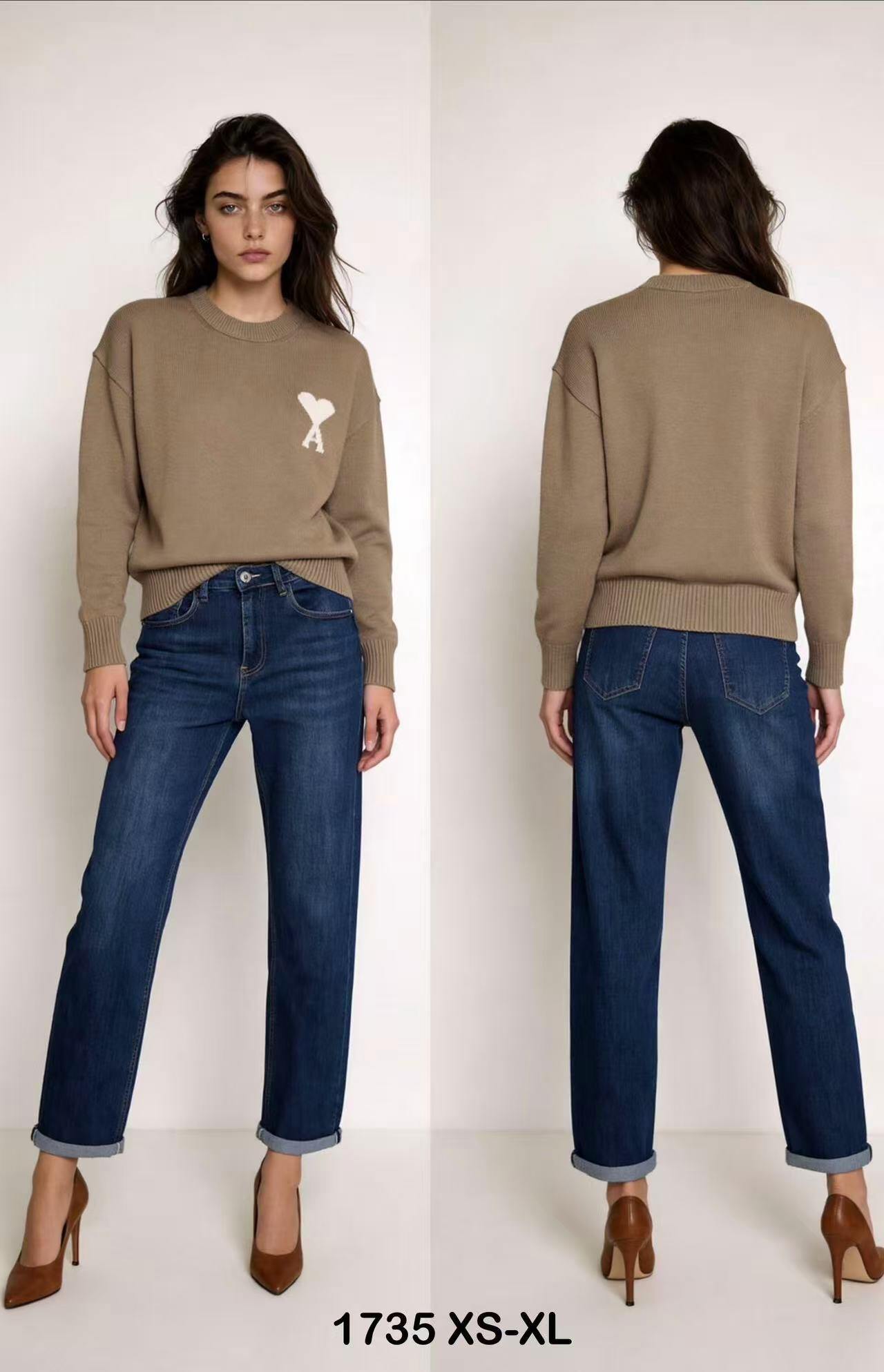 Wholesaler 3DDENIM - Women's baggy jeans