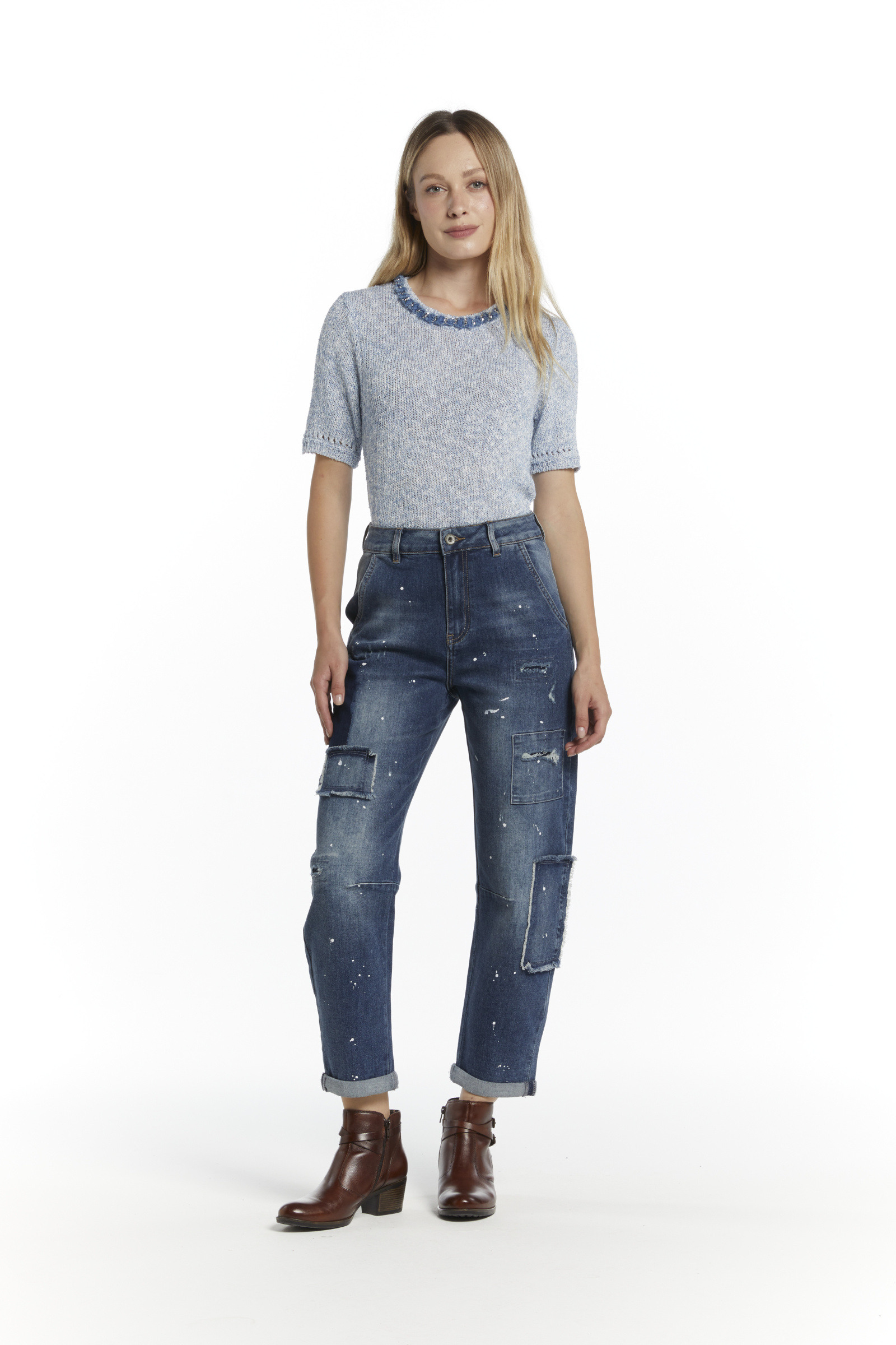Wholesaler 3DDENIM - Dark blue jeans