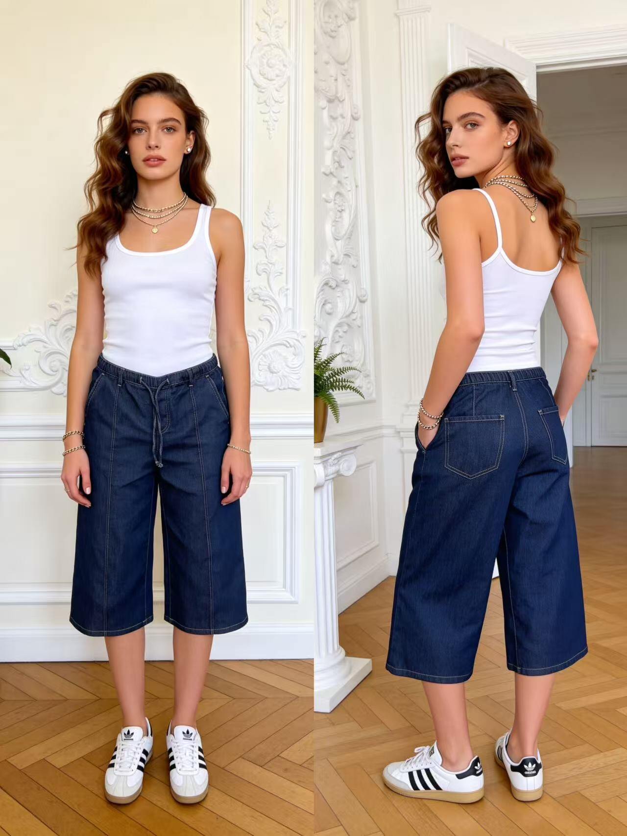 Wholesaler 3DDENIM - WOMEN'S SHORT DENIM JEANS