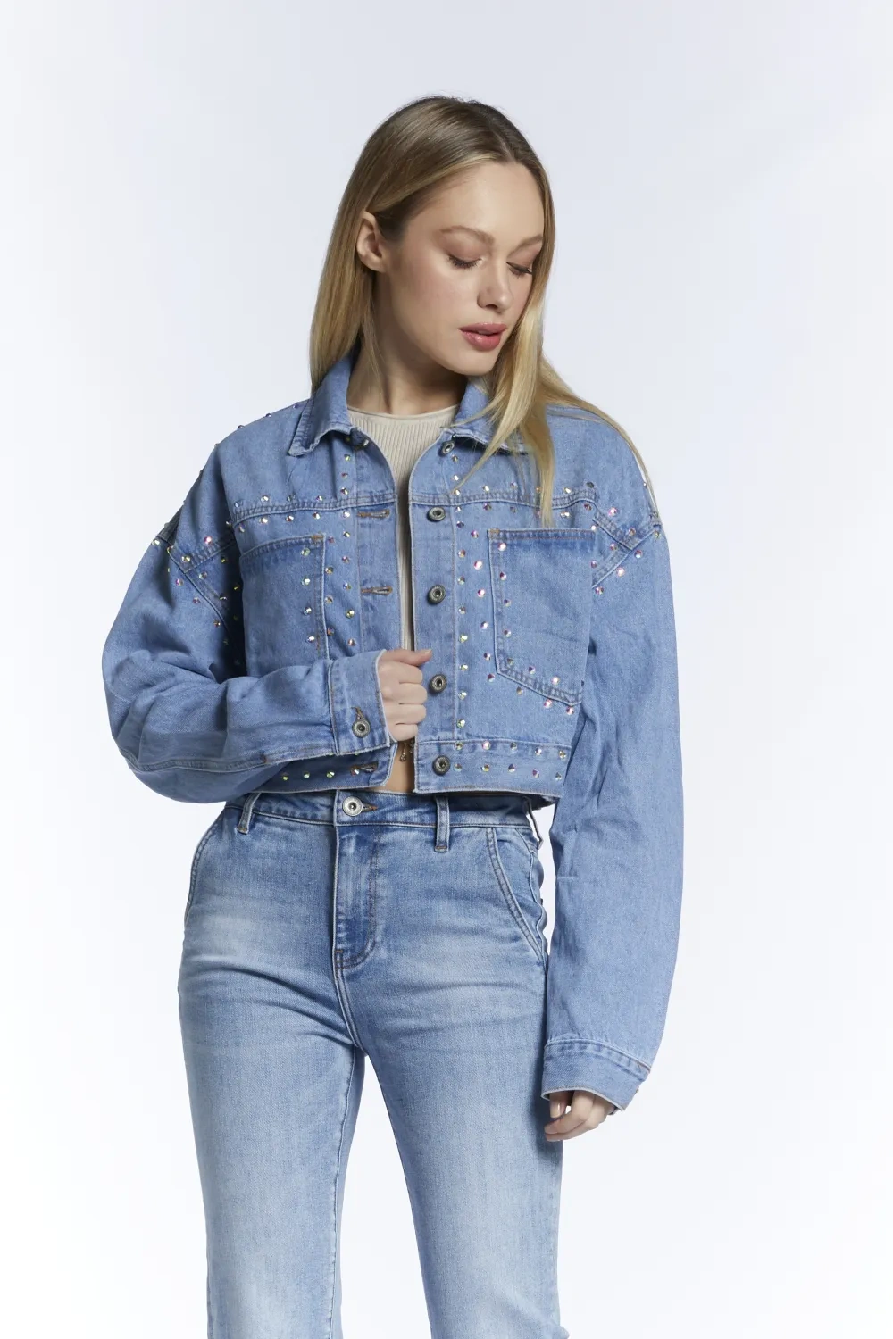 Wholesaler 3DDENIM - Women's denim jacket