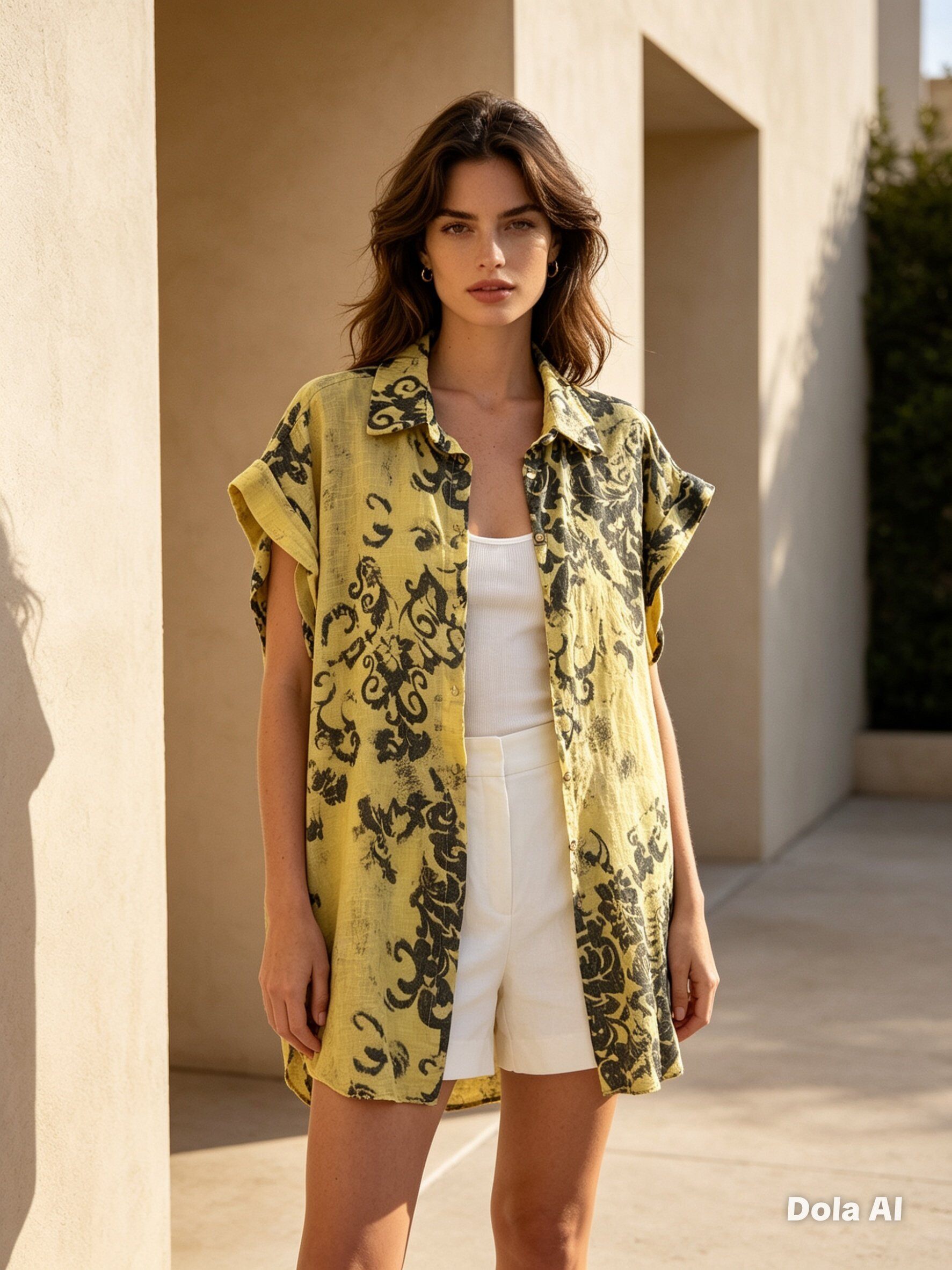 Mayorista 5STAR - CAMISA LARGA CON ESTAMPADO