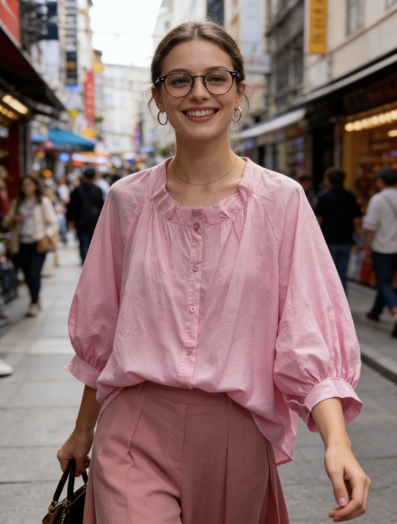 Grossiste 5STAR - Chemise à manches ballon Fabriquée en Italie