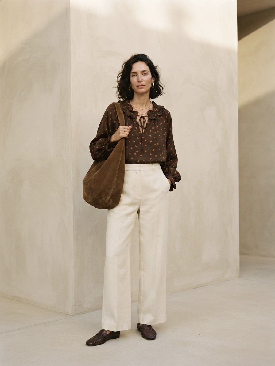 Wholesaler 5STAR - Shirt with hearts and ruched collar