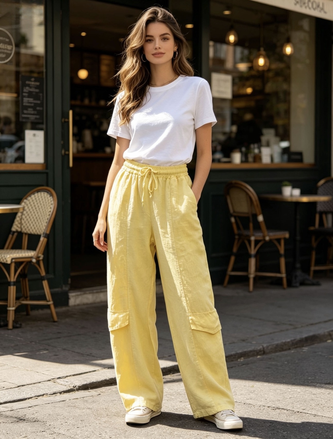 Mayorista 5STAR - Pantalones anchos con cordón