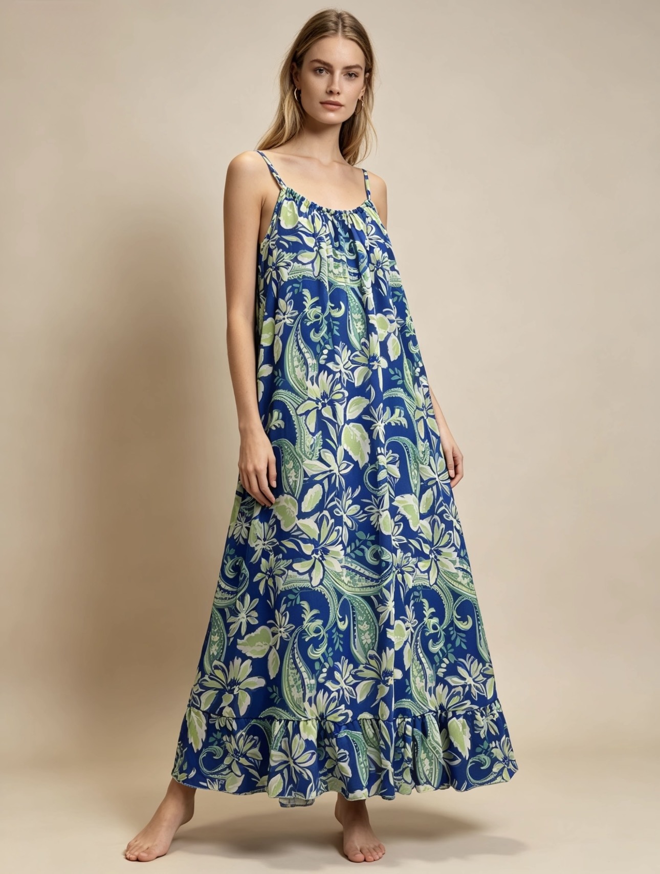 Wholesaler 5STAR - Long dress with print