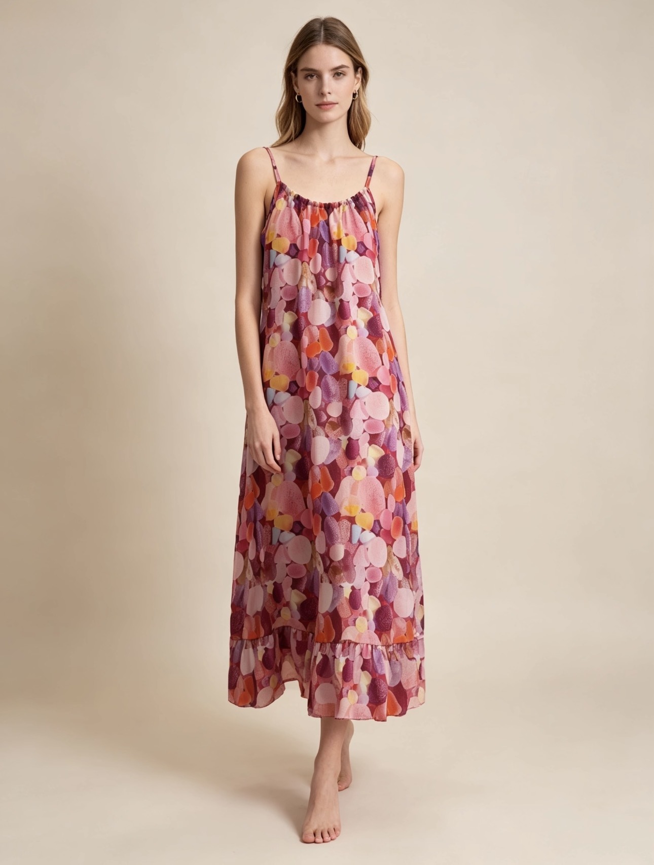 Wholesaler 5STAR - Long dress with print