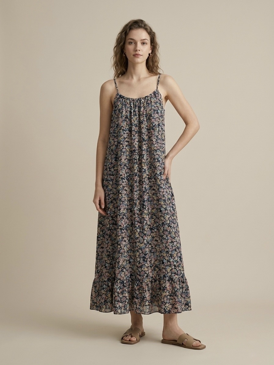 Wholesaler 5STAR - Long dress with print