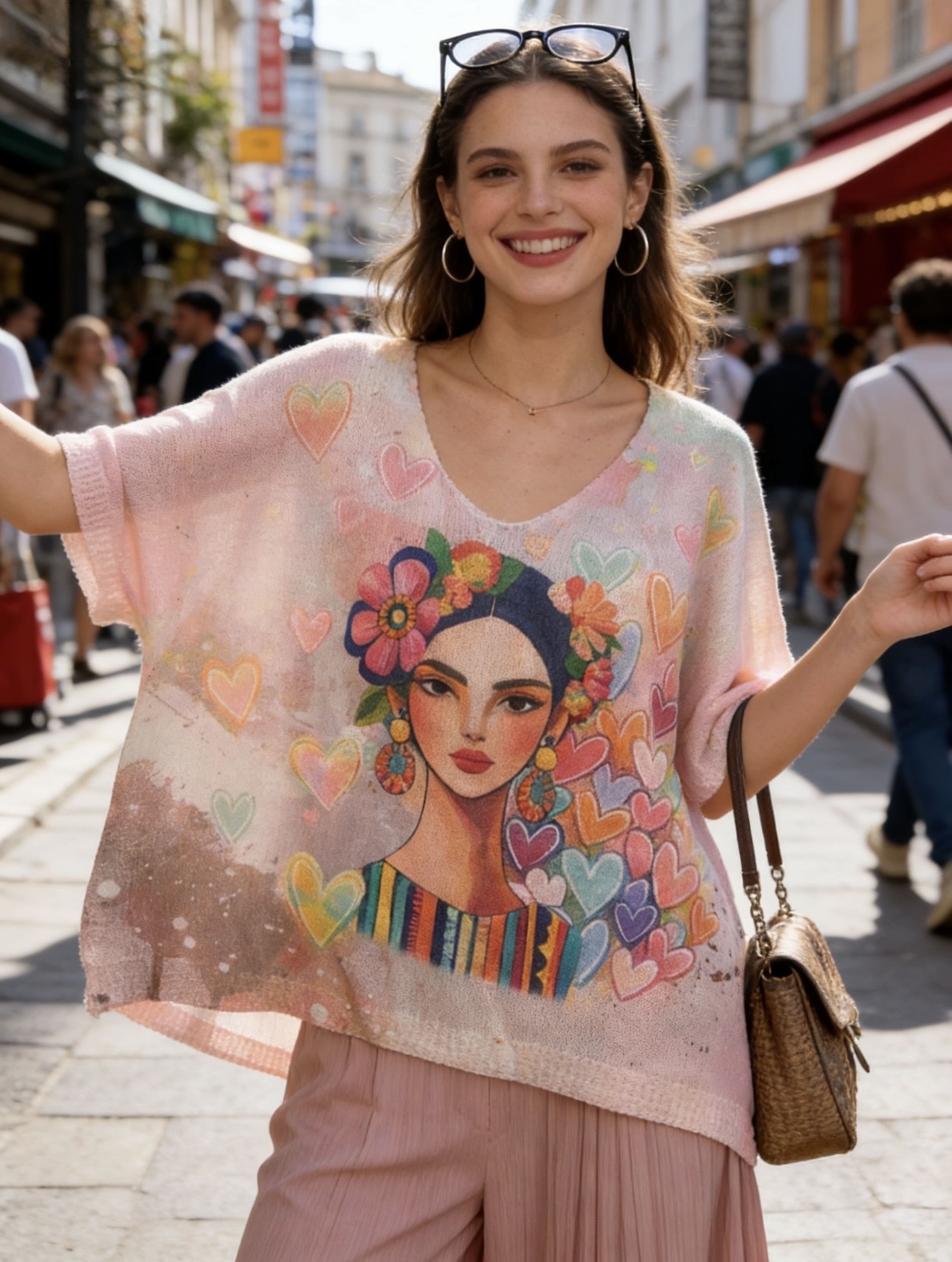 Grossista 5STAR - Maglia Leggera con Stampa Artistica