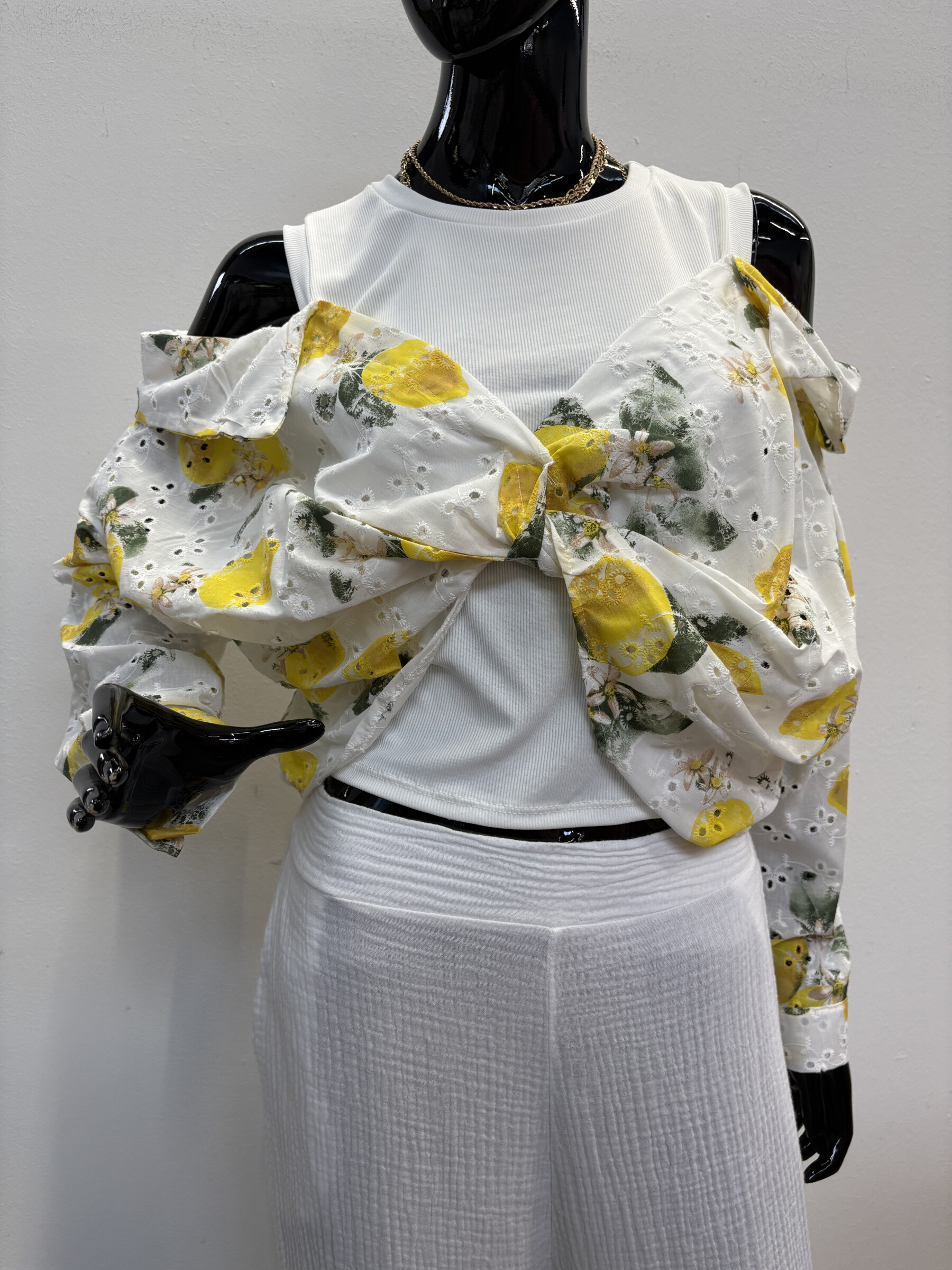 Grossiste 5STAR - Sangallo Summer Limone Press Shirt Summer Look