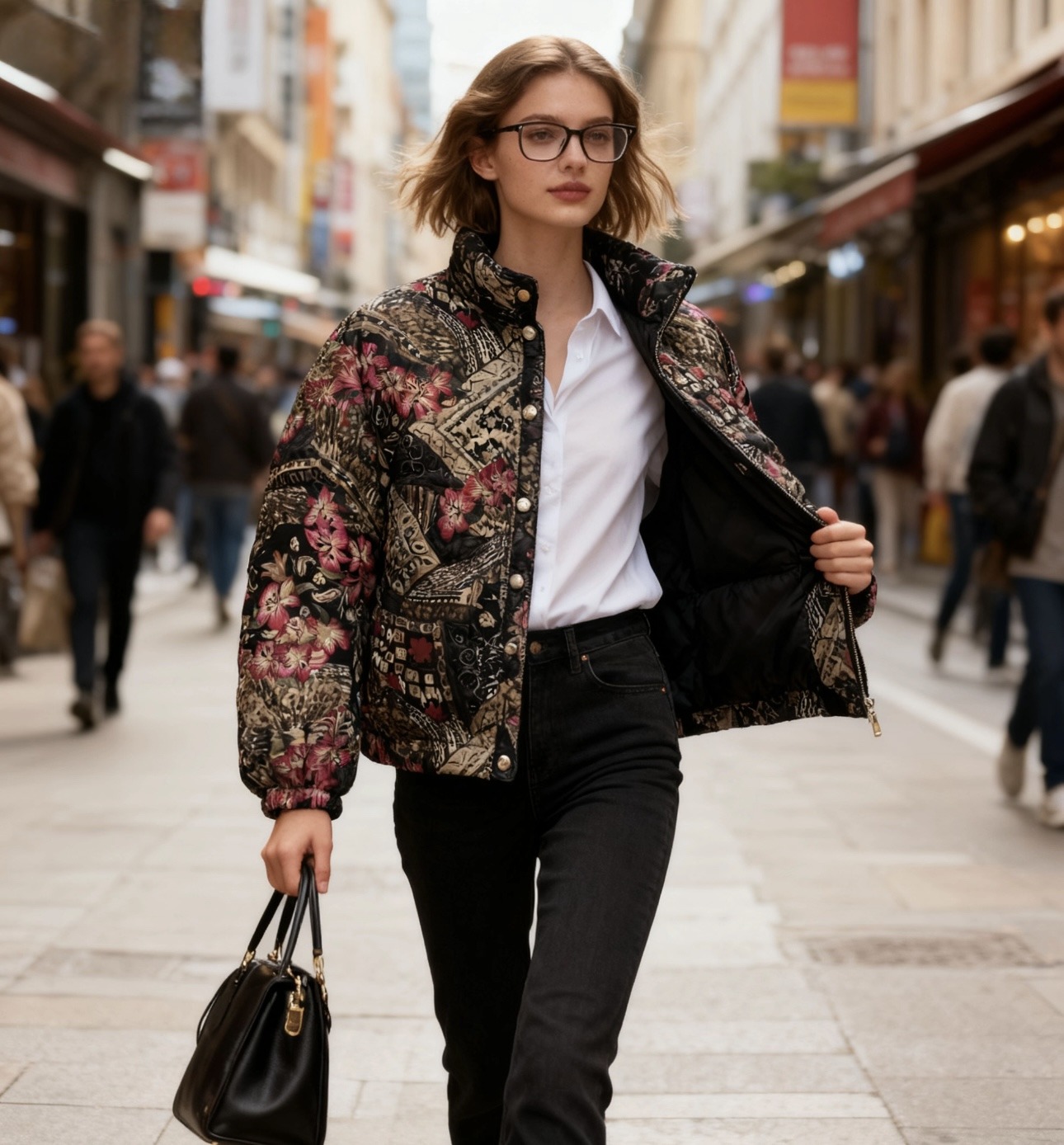 Grossiste 5STAR - Veste Matelassée Patchwork Floral
