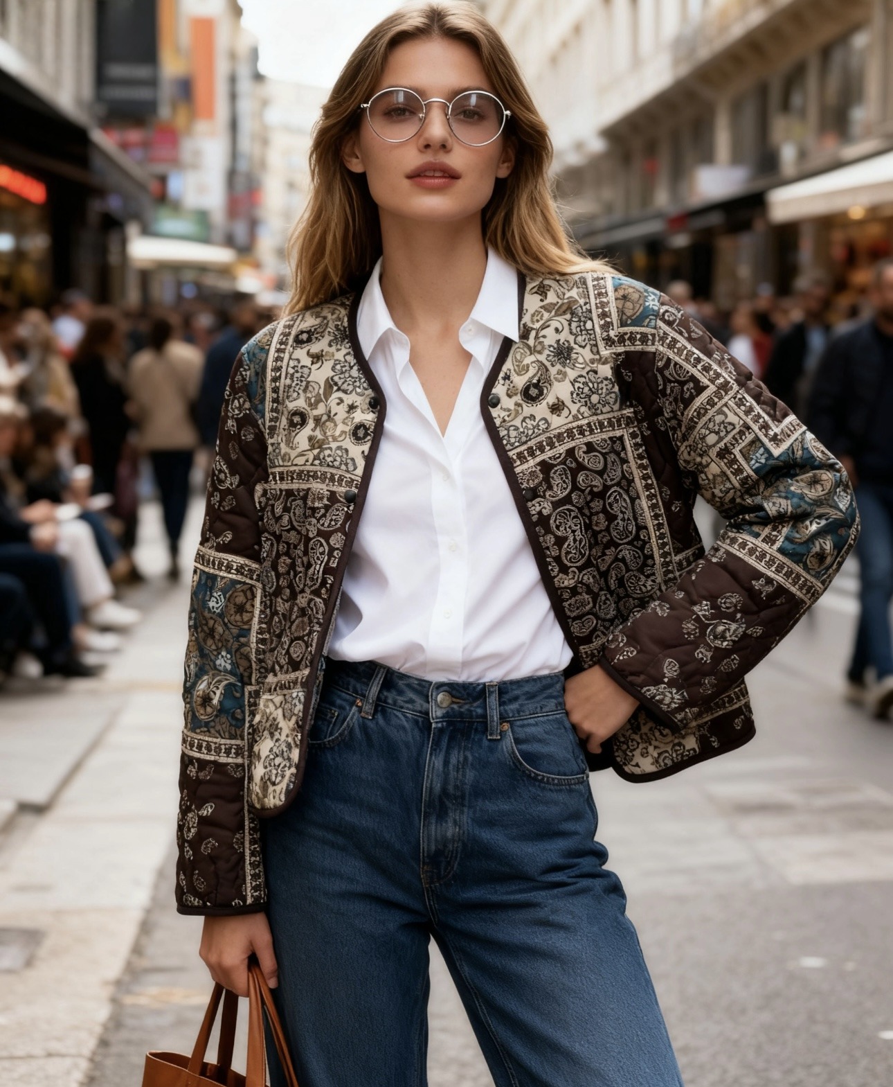 Grossiste 5STAR - Veste Matelassée Patchwork Paisley