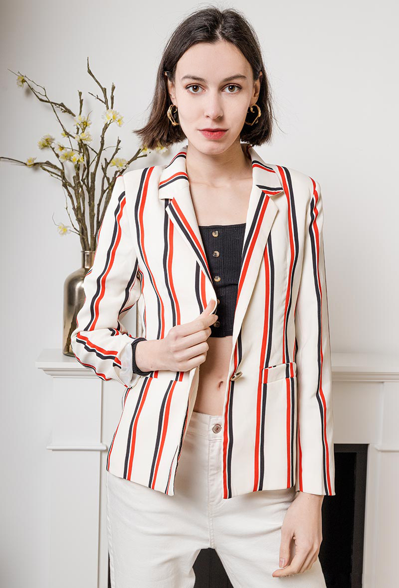 Grossiste 88FASHION - Blazer tricolore