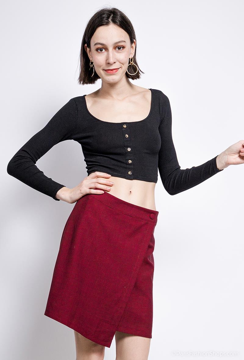 Grossiste 88FASHION - Jupe avec bandes latérales