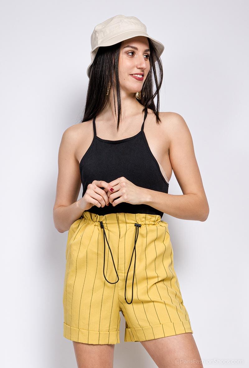 Wholesaler 88FASHION - Striped shorts