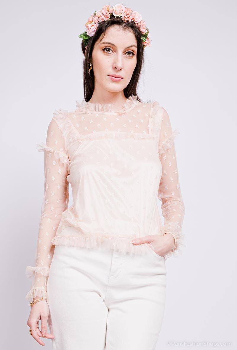 Wholesaler 88FASHION - Blouse with stars