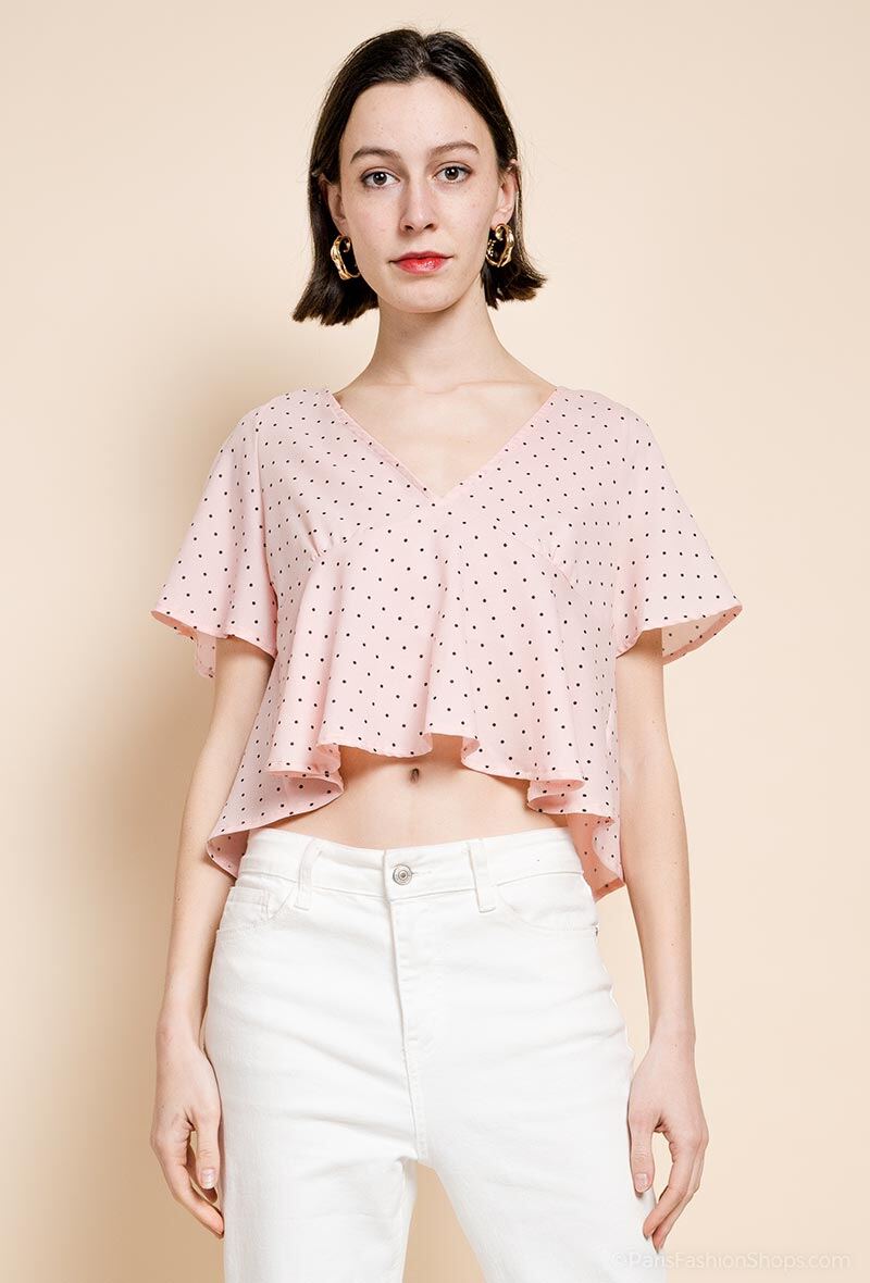 Grossiste 88FASHION - Blouse à pois