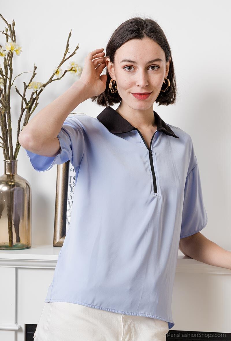 Grossiste 88FASHION - Polo bicolore