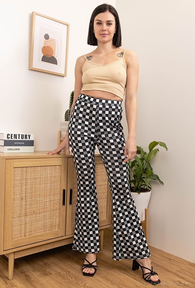Grossiste A BRAND - Pantalon Damier