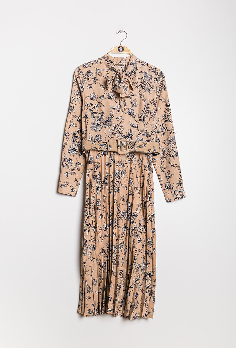Grossiste A BRAND - Robe midi plissée