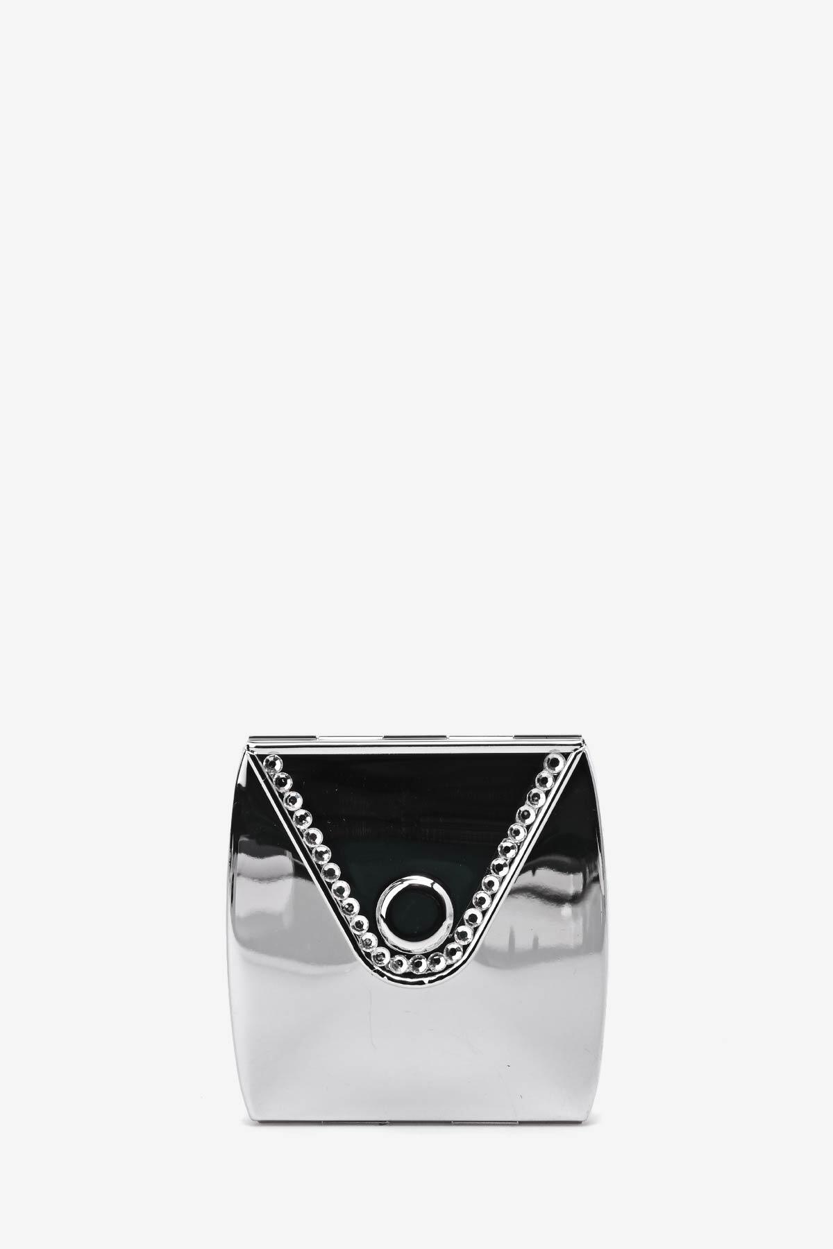 Grossiste A&E - Miroir de poche avec strass 10304