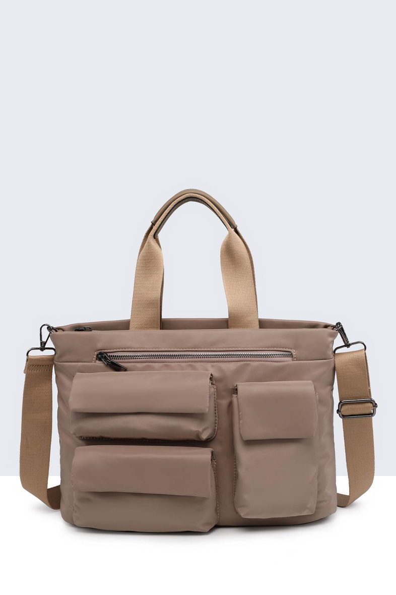 Wholesaler A&E - 28678-BV Satchel handbag waterproof nylon canvas