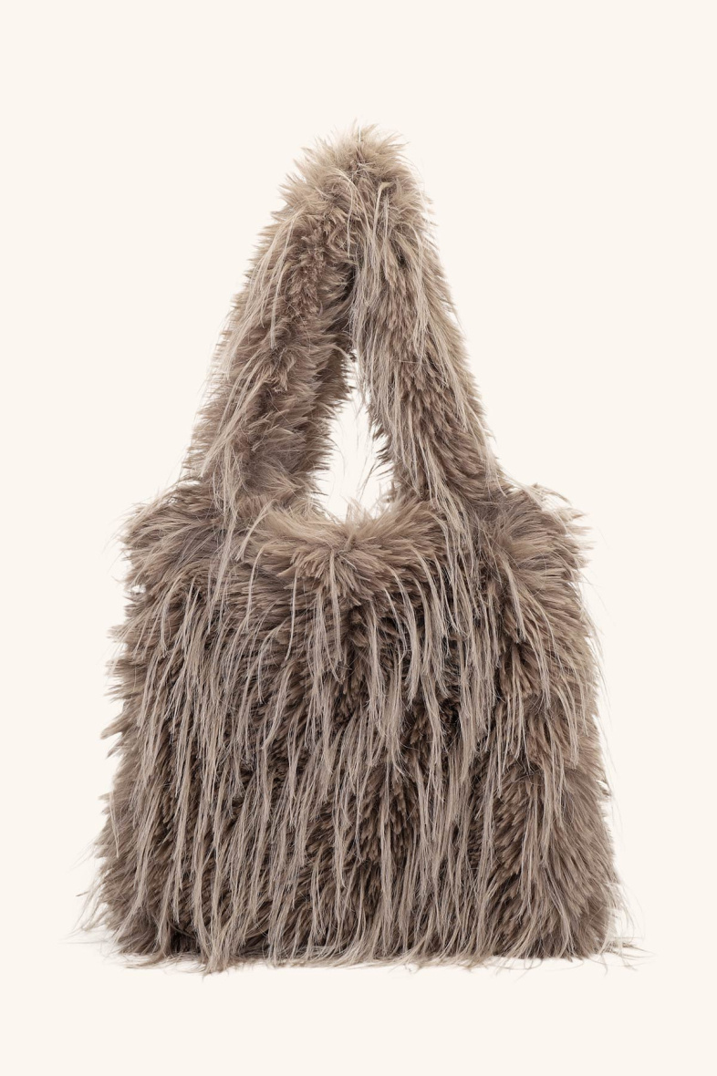 Wholesaler A&E - Y698706-BV Faux fur handbag