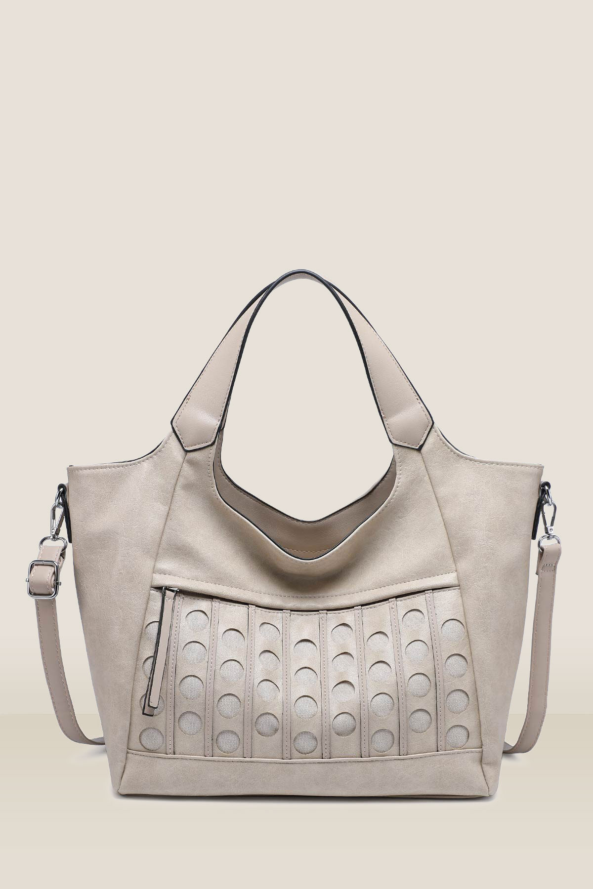 Großhändler A&E - 16016-BV-VS Shopper-Tasche mit perforiertem Muster