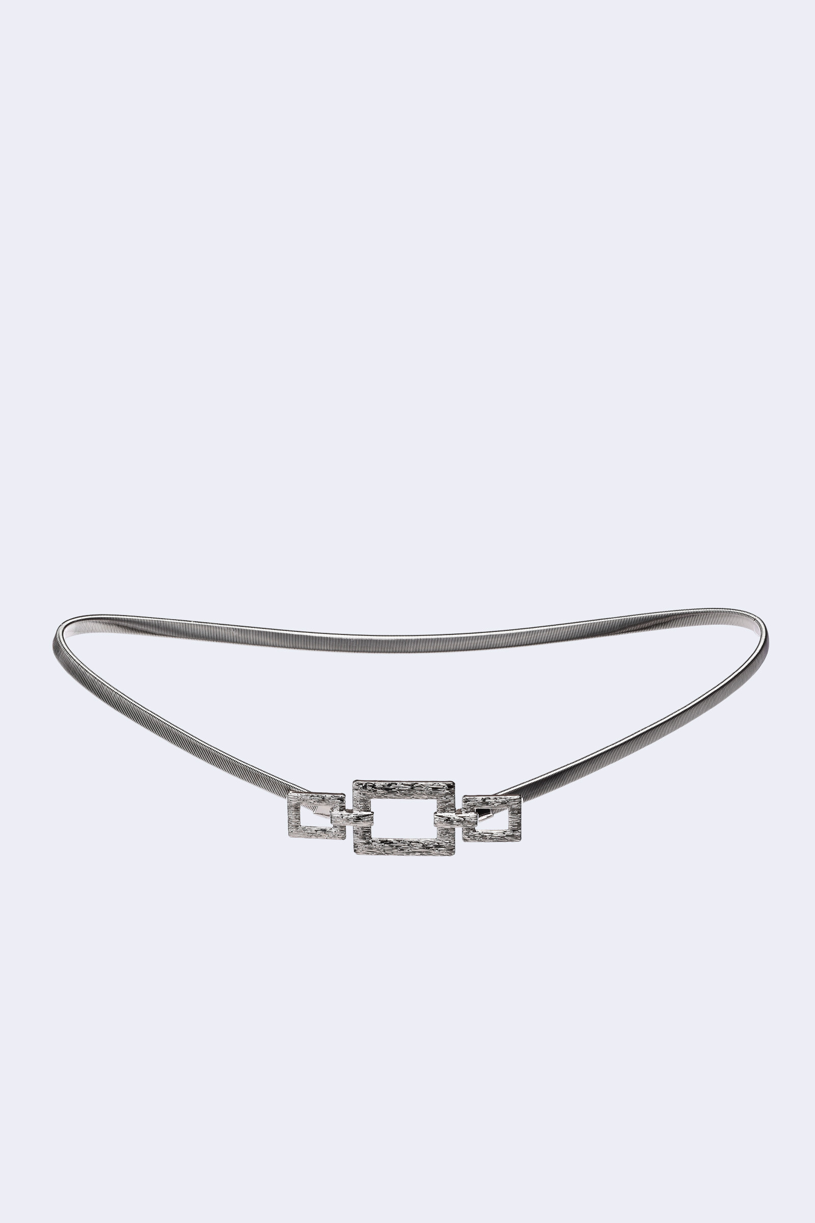 Grossiste A&E - C57041 Ceinture maille serpent élastique pour robe fantaisie décorative en acier