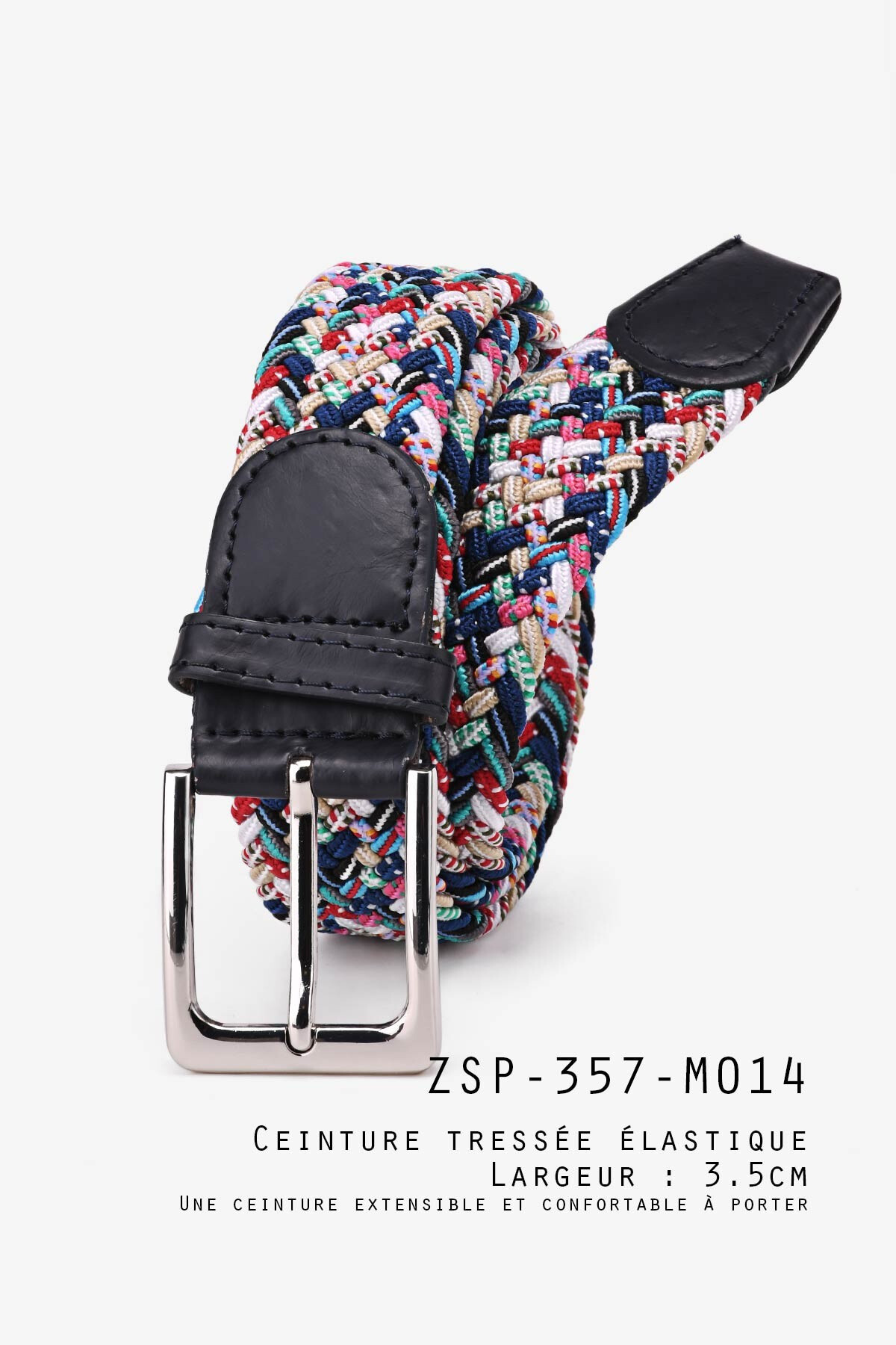 Großhändler A&E - ZSP-357-M008 Multicolorored Elastic Flood Gürtel