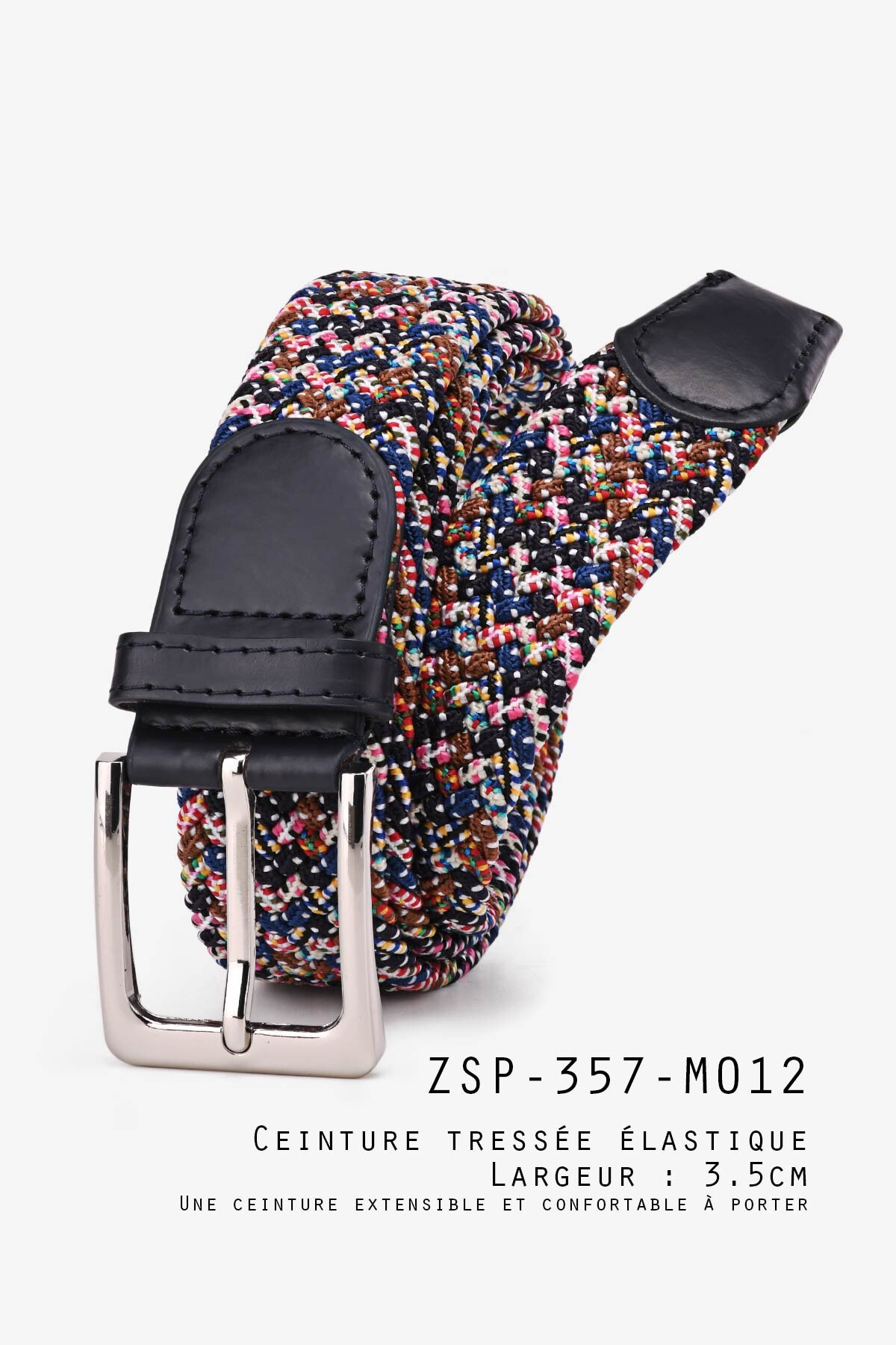 Großhändler A&E - ZSP-357-M008 Multicolorored Elastic Flood Gürtel
