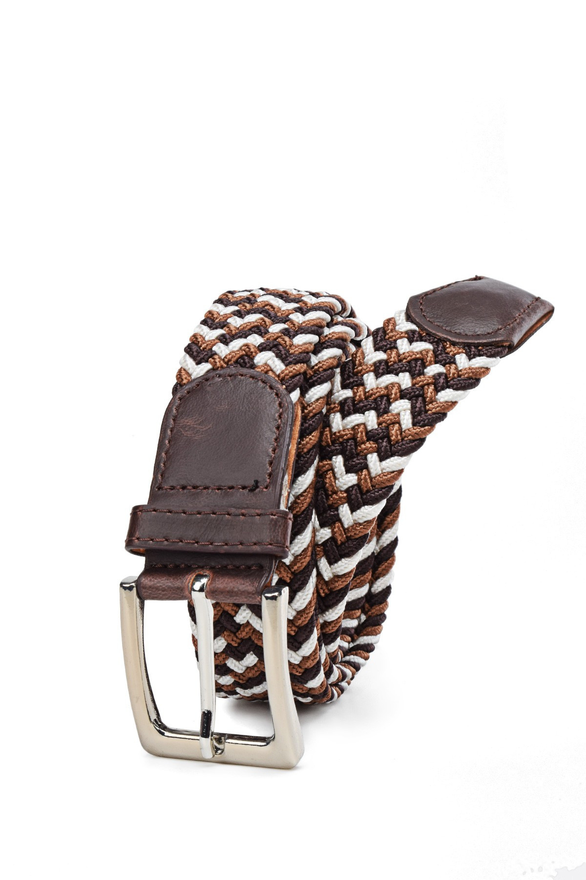 Wholesaler A&E - ZSP-357-M008 Multicolored elastic braided belt