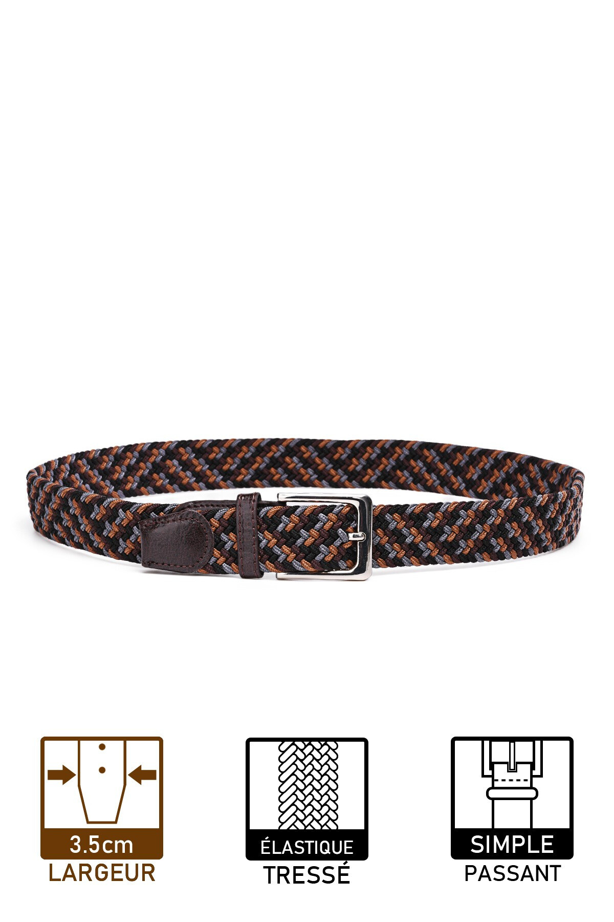 Großhändler A&E - ZSP-357-M008 Multicolorored Elastic Flood Gürtel