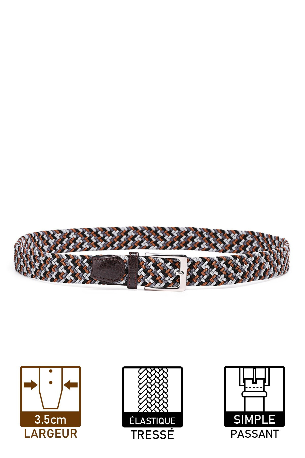 Großhändler A&E - ZSP-357-M008 Multicolorored Elastic Flood Gürtel