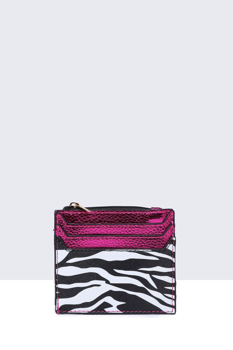 Wholesaler A&E - D-30043 Synthetic zebra card holder / purse