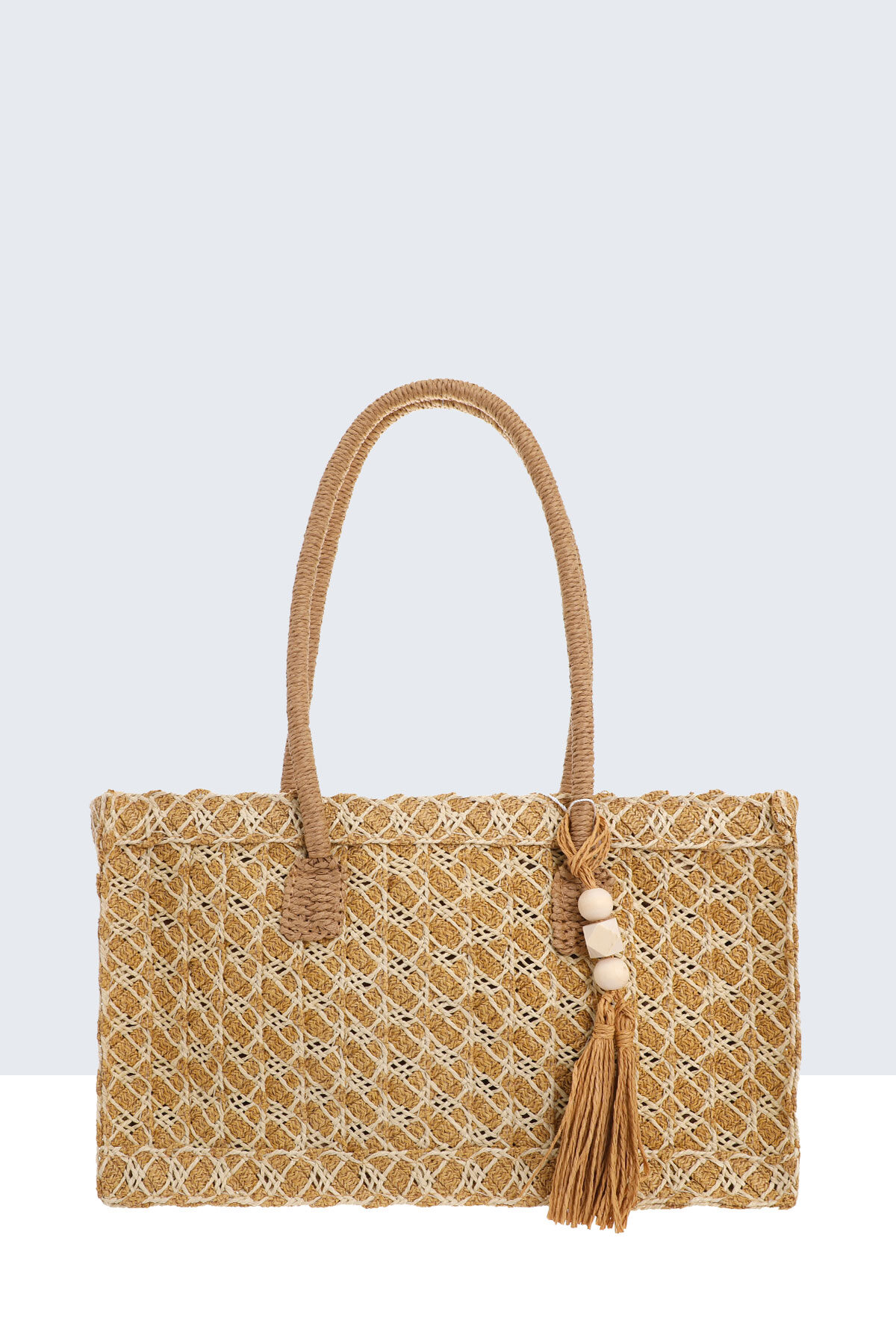 Großhändler A&E - 5714-BV Handtasche aus Jutegeflecht