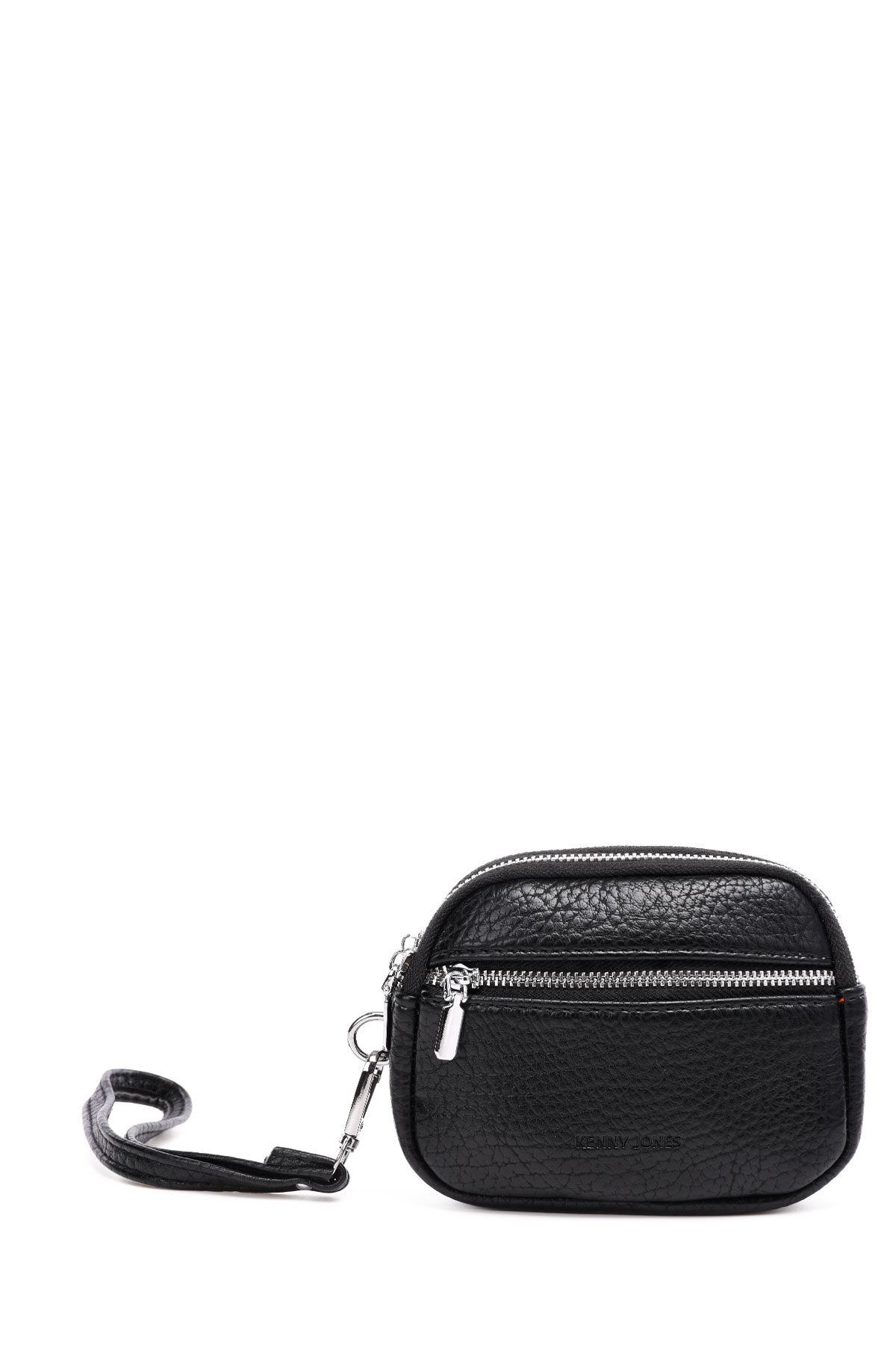 Grossista A&E - KJ252 Portafoglio a pochette stile brioche con cinturino in materiale sintetico testurizzato