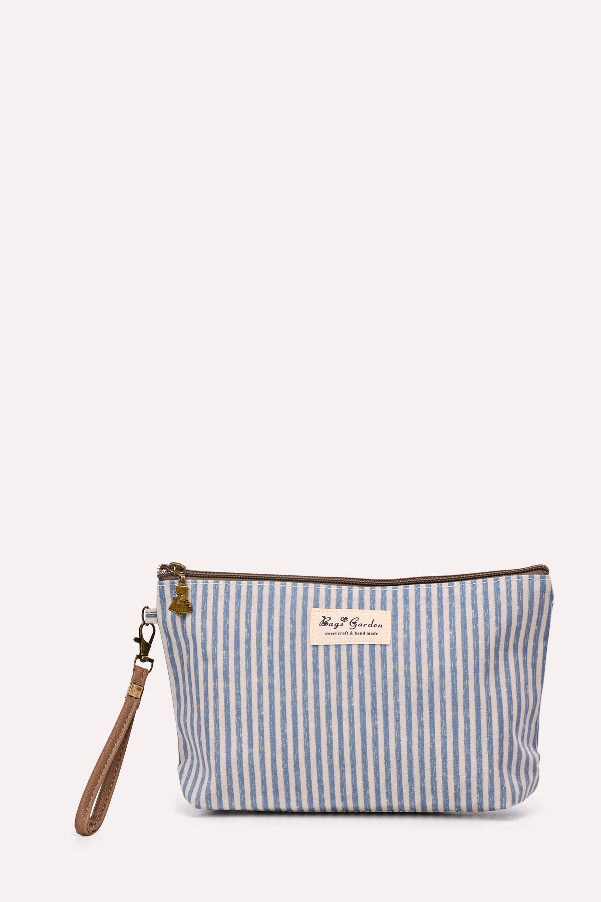 Grossista A&E - BG-6672 Astuccio per trucco con motivo a righe