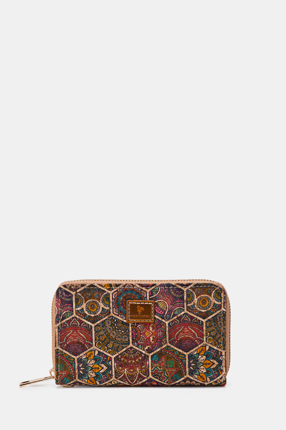 Wholesaler A&E - KJ22075 Synthetic printed Cork wallet